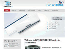 Tablet Screenshot of kamrantech.net